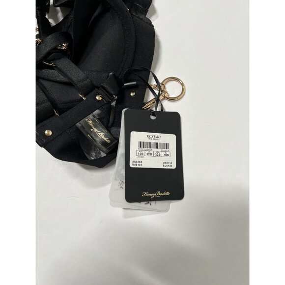 Honey Birdette Kukuro Bra in Black - Picture 5 of 5